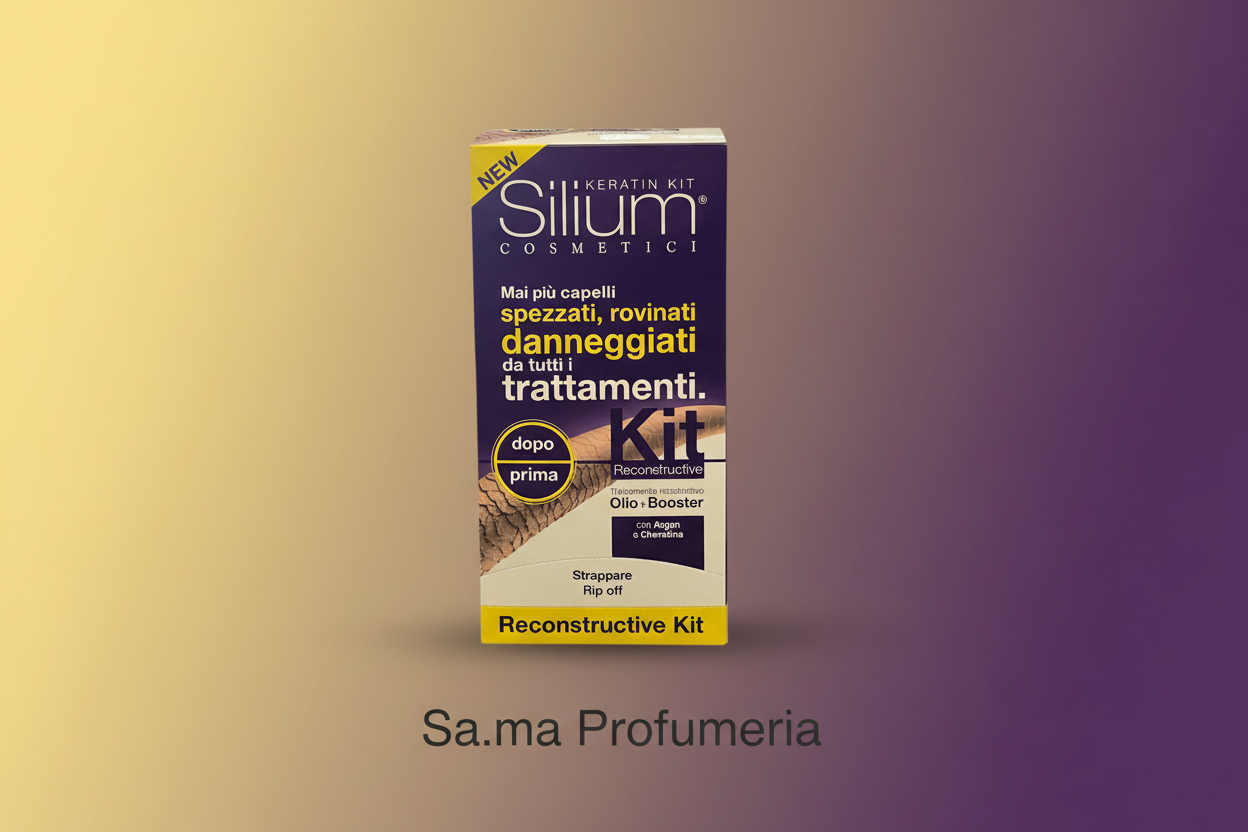 Kit Booster Ricostruttore Cheratina-Argan 12 ml +12 ml. - SILIUM