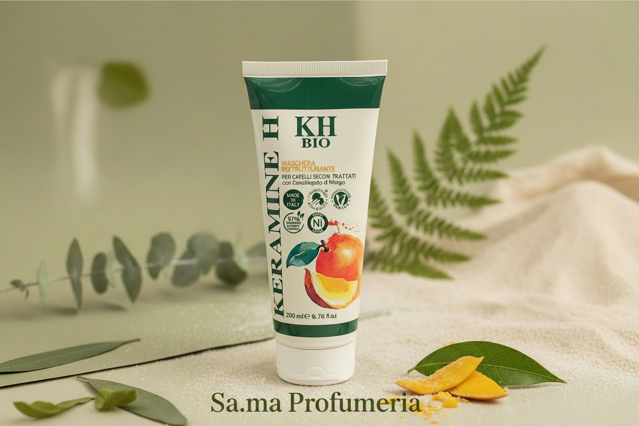 Balsamo Bio al Mango Ristrutturante Capelli Secchi e Trattati - KeraminaH
