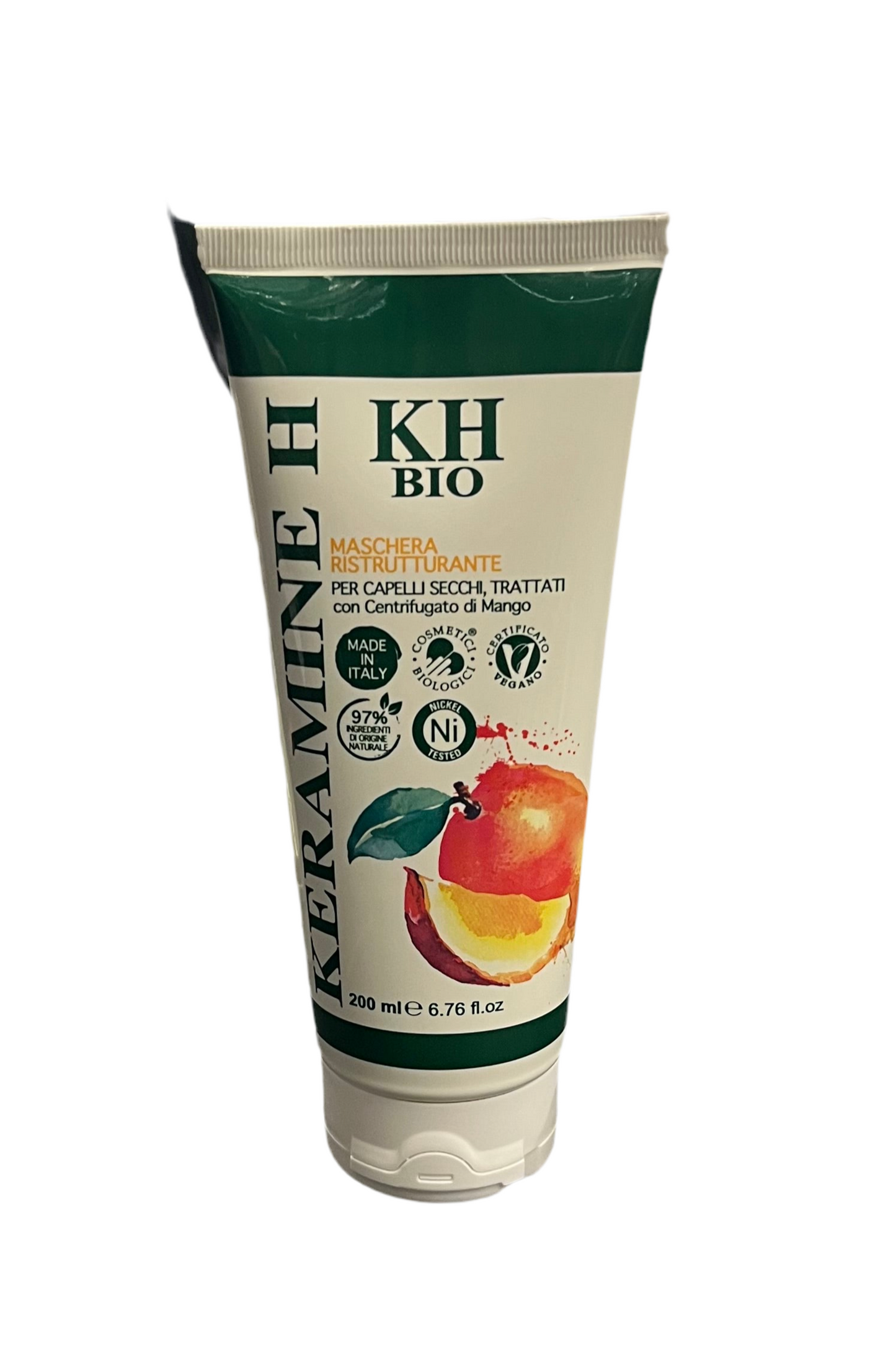 Balsamo Bio al Mango Ristrutturante Capelli Secchi e Trattati - KeraminaH