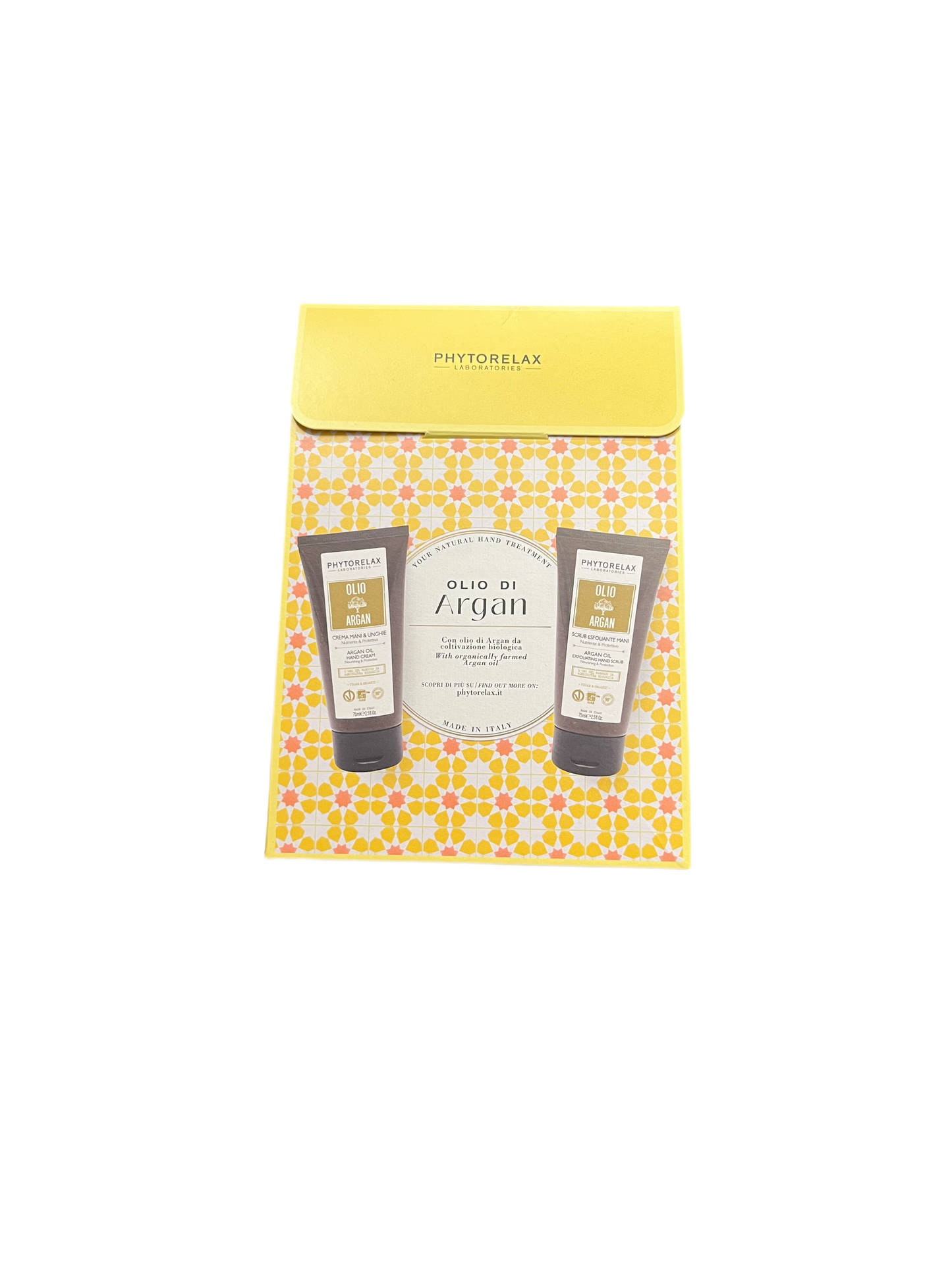 Cofanetto Crema Mani Unghie-Scrub Esfoliante Mani all’Olio di Argan - PHYTORELAX