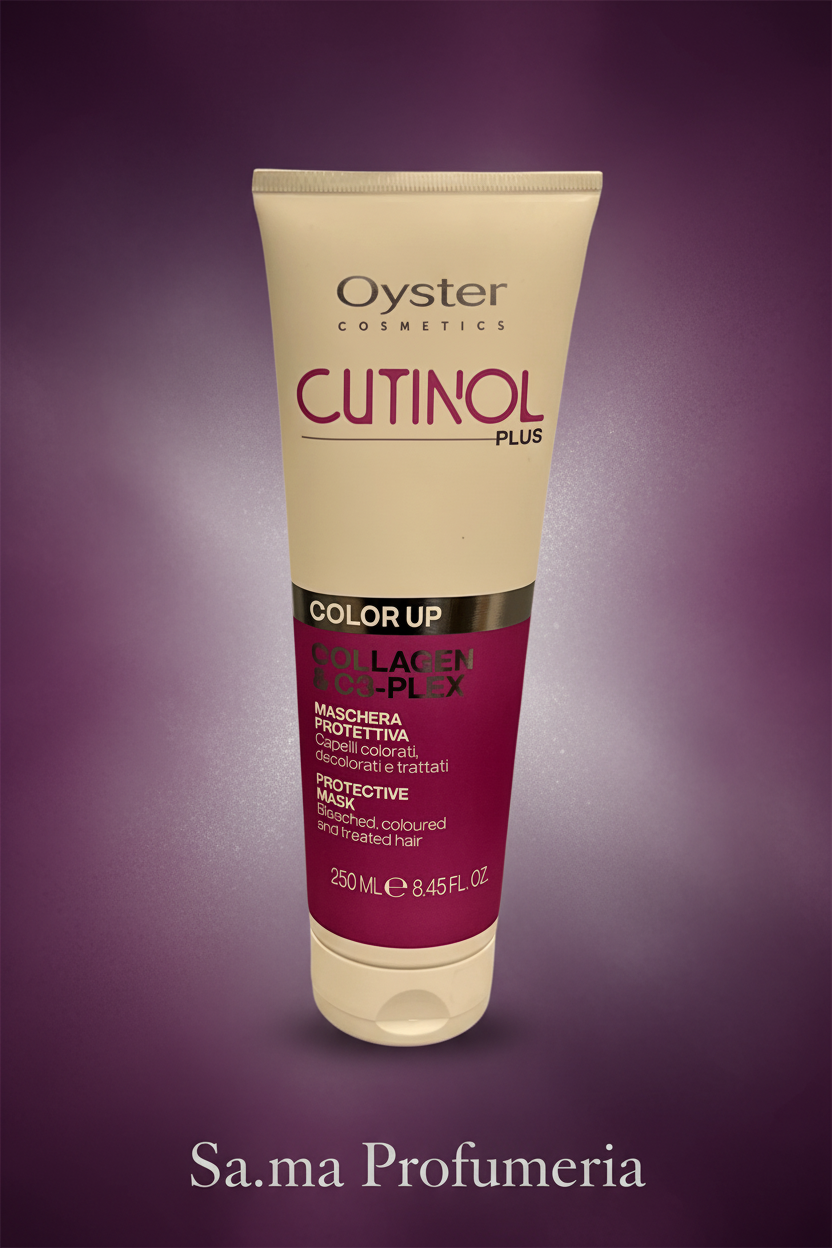 Cutinol Plus Maschera Protettiva Color-Up Collagene & C3-Plex - OYSTER