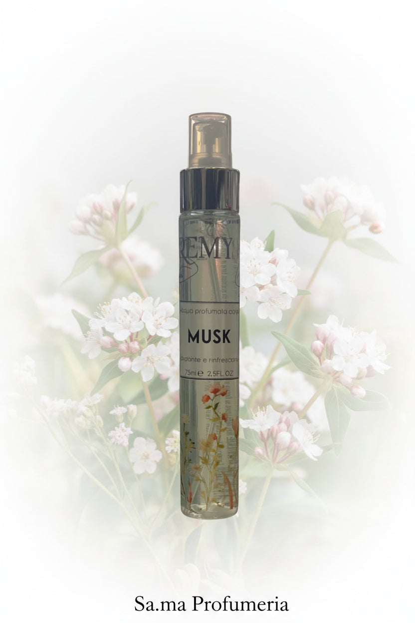 Acqua Profumata Corpo Idratante e Rinfrescante MUSK - REMYS