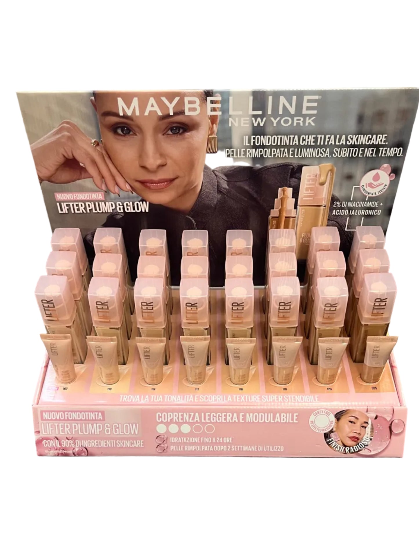 MAYBELLINE - Fondotinta Lifter Plump & Glow SPF15 30 ml.