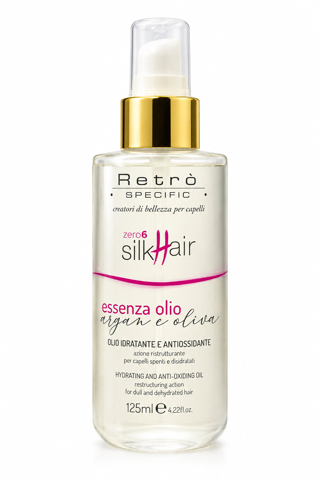 Olio Capelli Idratante e Antiossidante Silk Hair 06 - RETRO