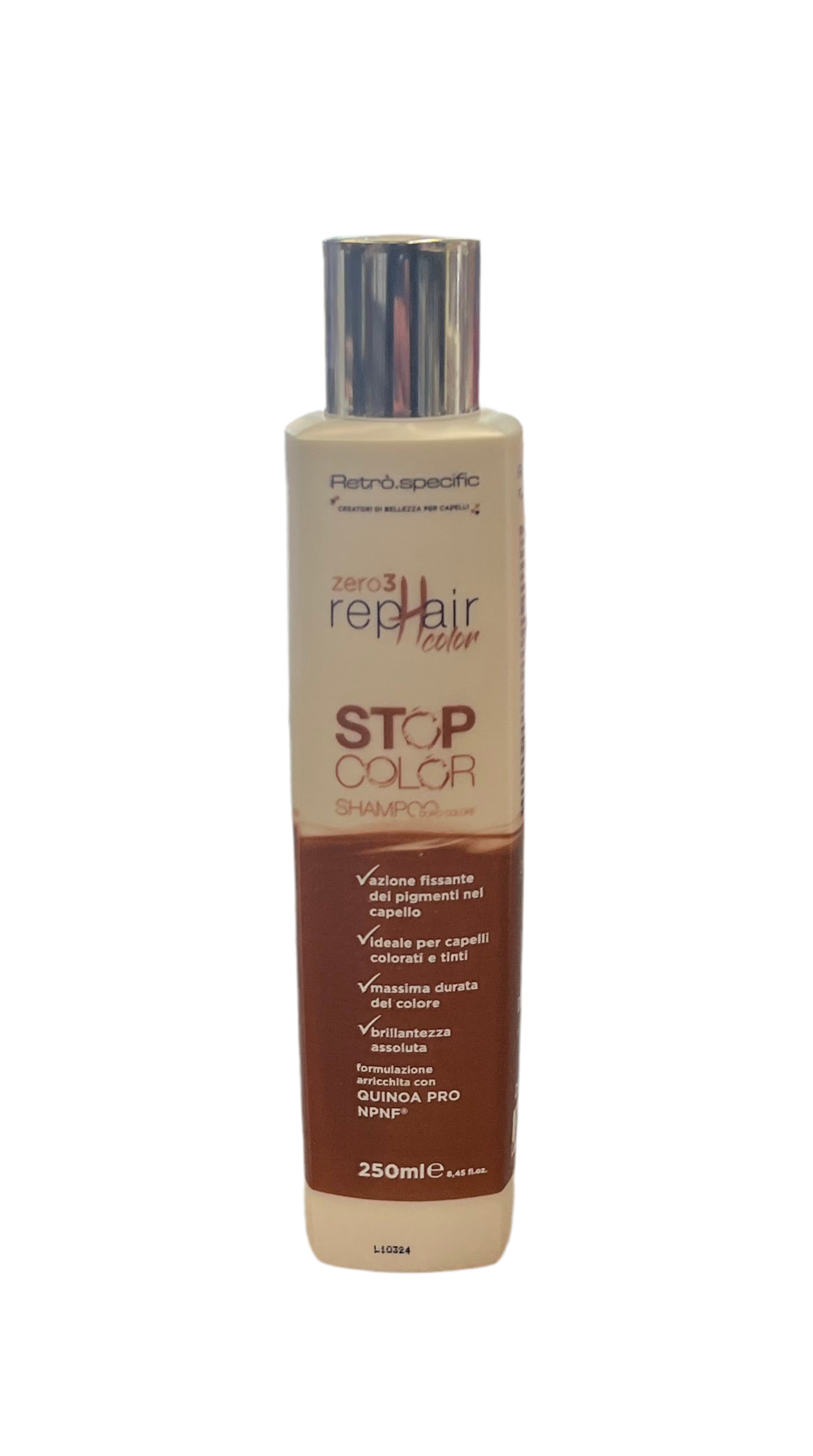 Shampoo Dopo Colore Zero3 Rephair Stop Color - RETRO