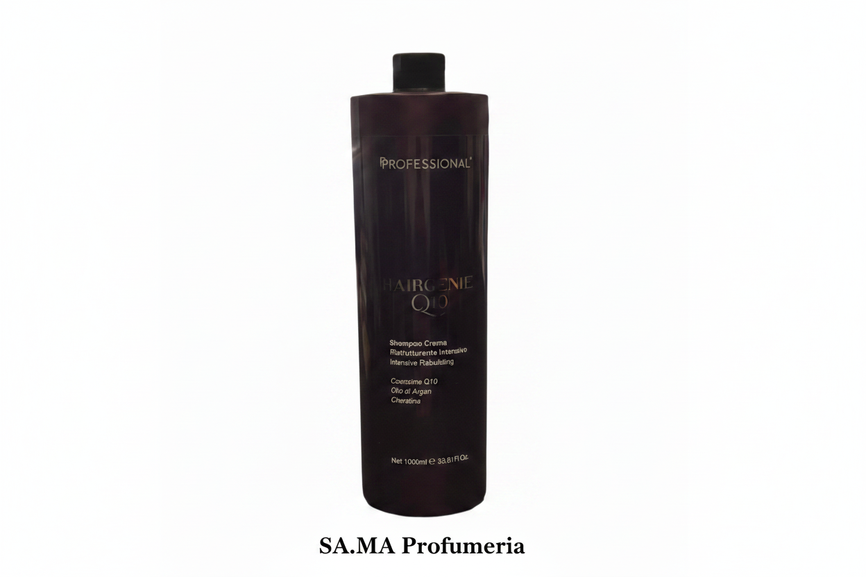 Hairgenie Shampoo Q10 Ristrutturante Coenzima/Argan/Cheratina - PROFESSIONAL