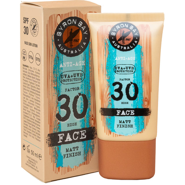 Attivatore di Abbronzatura Viso Matt Finish Tan Activator SPF 30 - BYRON BAY
