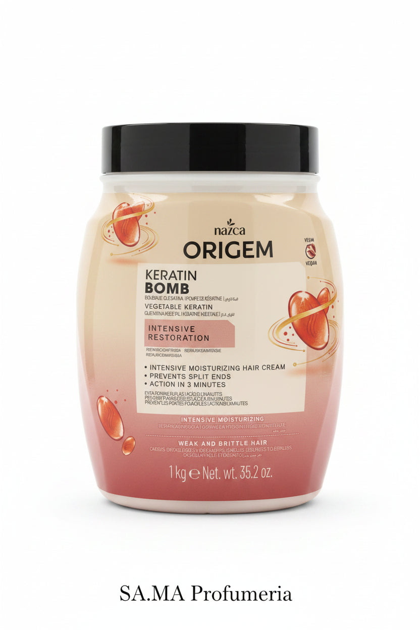Origem Keratin Bomb Maschera Intensiva alla Cheratina - NAZCA