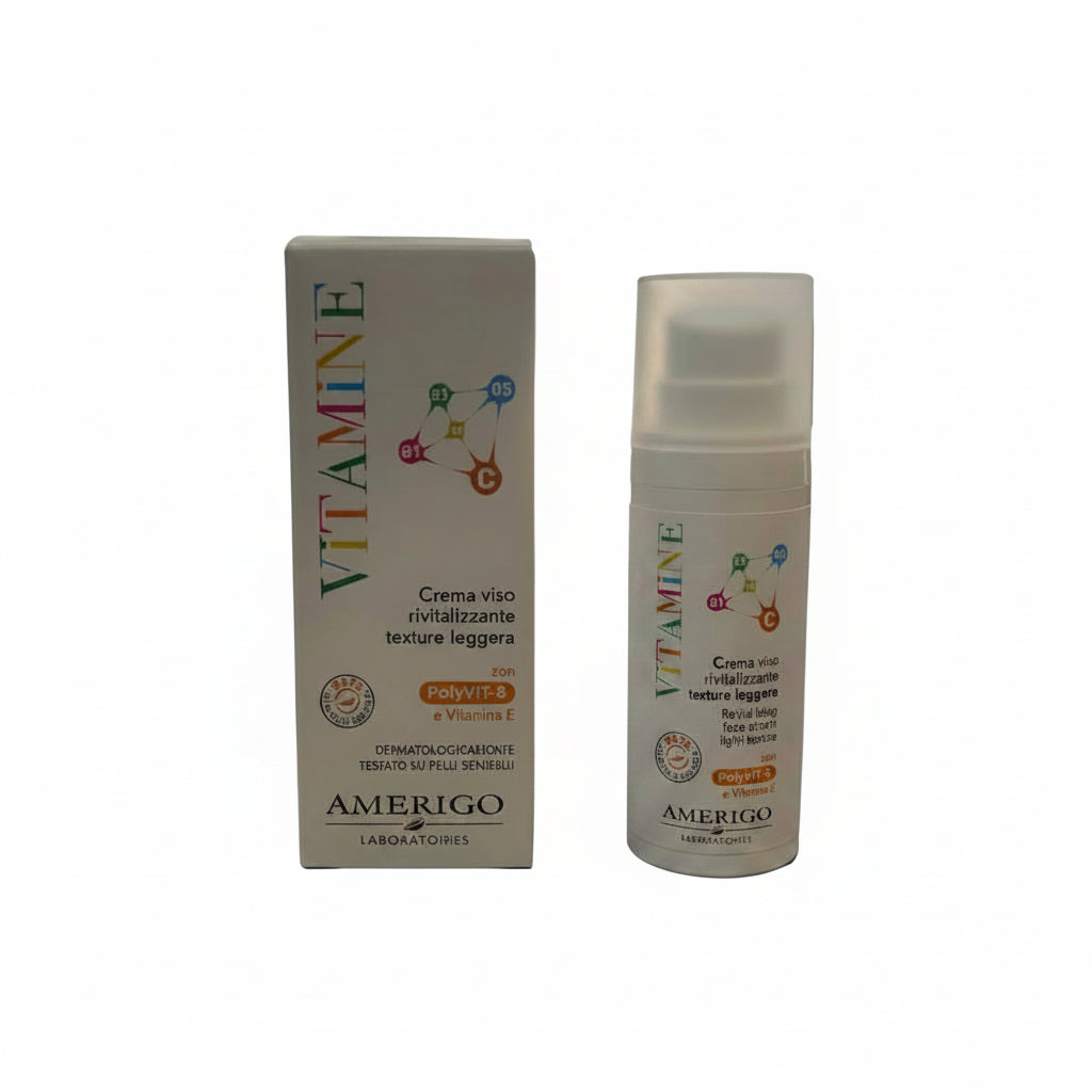 AMERIGO - Vitamine Crema Viso Rivitalizzante Leggera