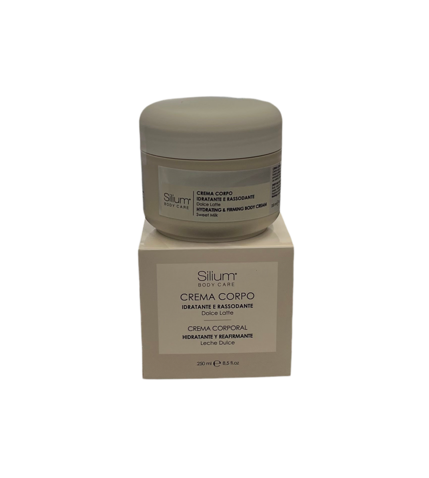 Crema Corpo Idratante e Rassodante Dolce Latte - SILIUM