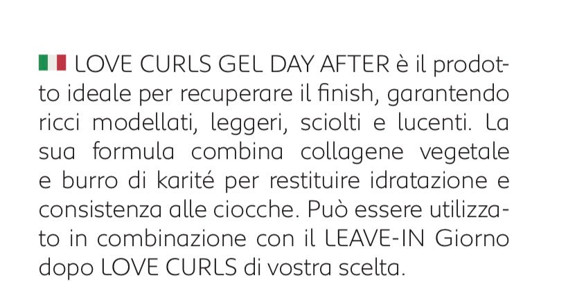After Gel Idrata e Riattiva i Ricci al Collagene Vegetale e Karitè - GRIFFUS