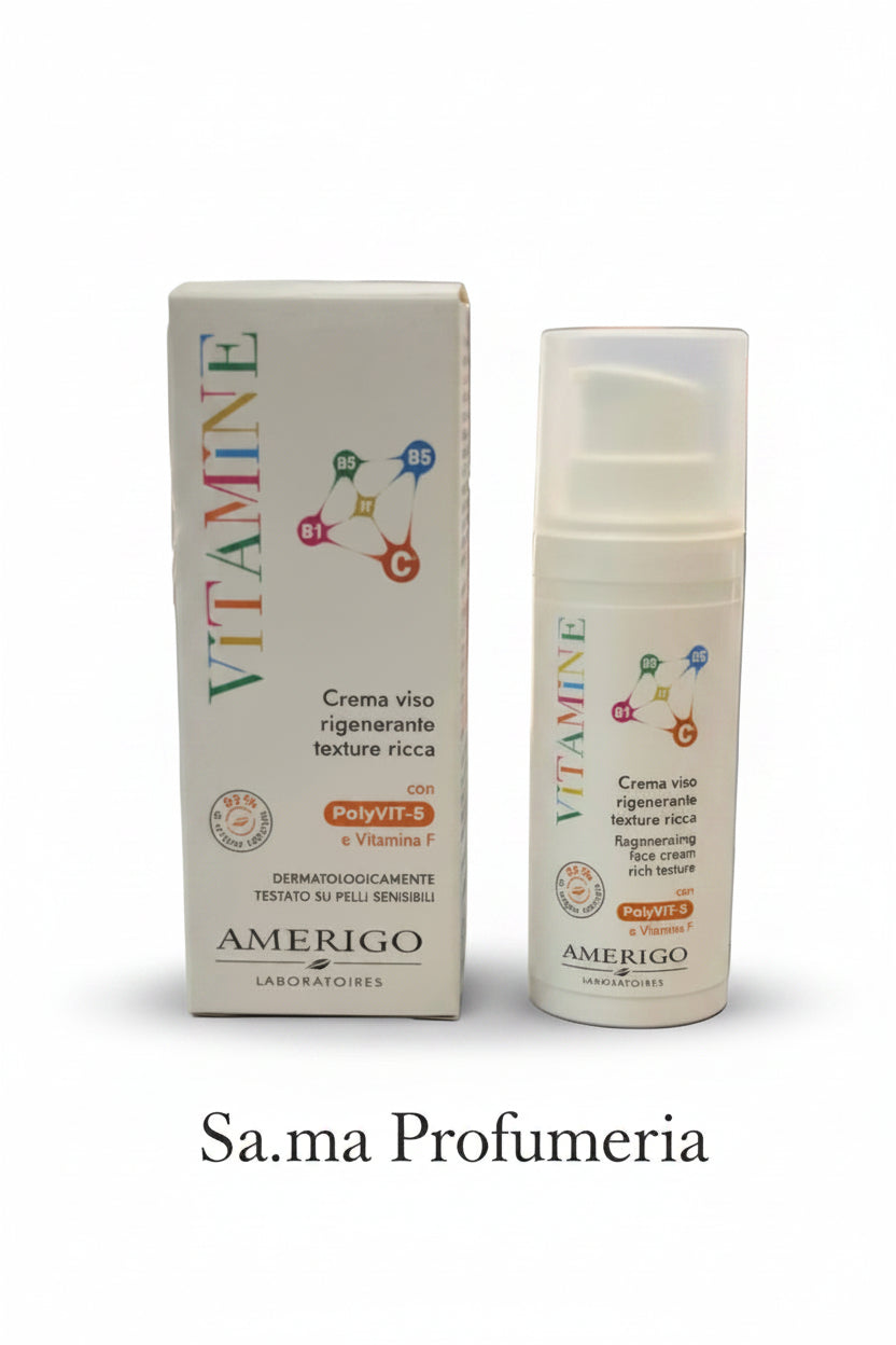 AMERIGO - Vitamine Crema Viso Rigenerante Texture Ricca
