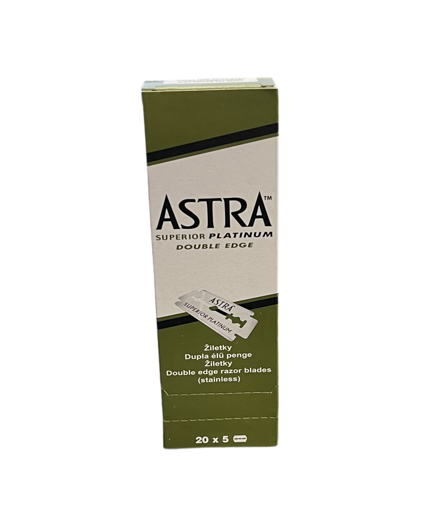 Astra Lame Barba Doppio Taglio Platinum Edge Box 100 pz. - ASTRA