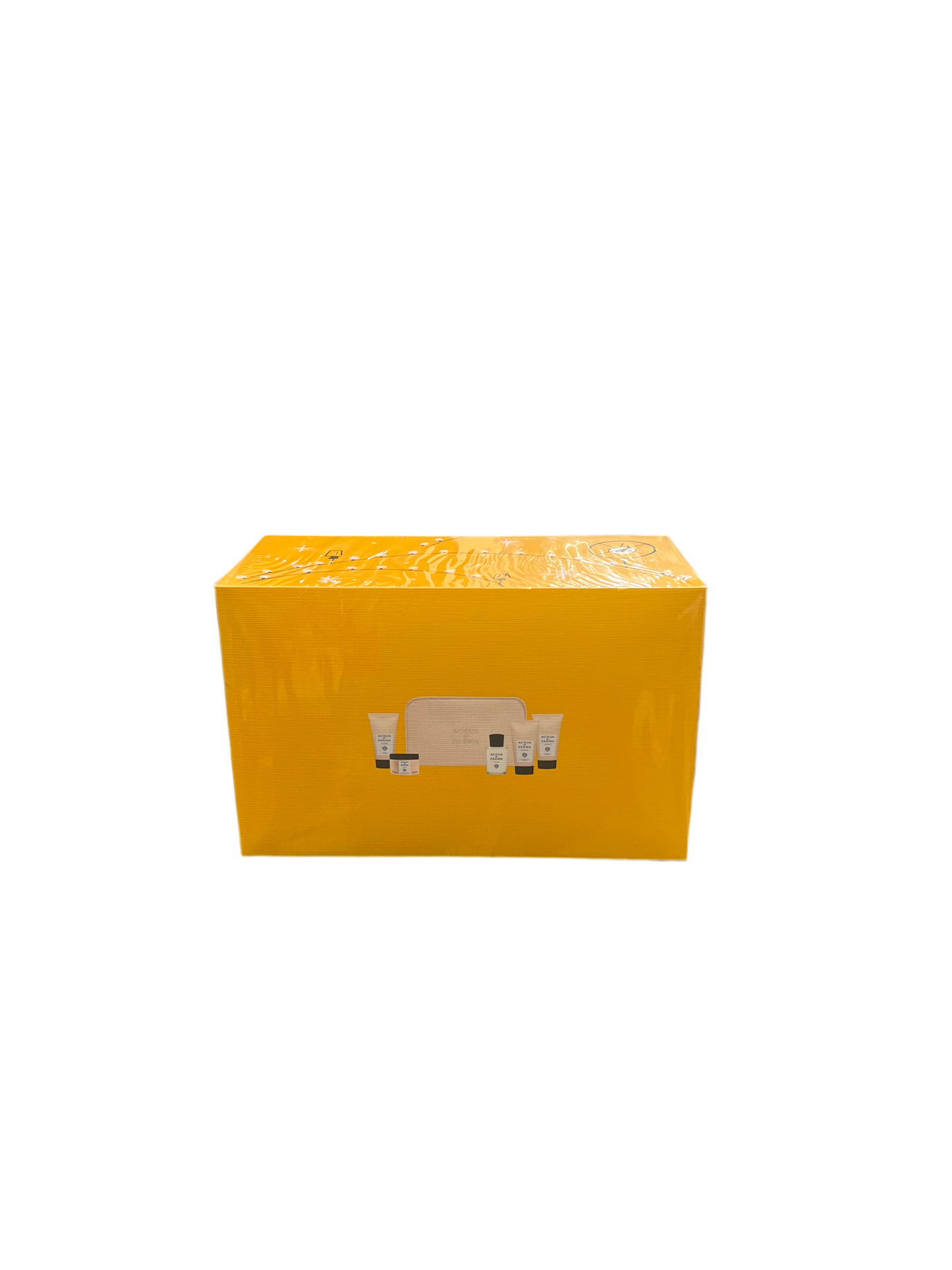 La Trousse Acqua di Parma Barbiere Confezione Regalo - Acqua di Parma contiene : Eau de Cologne 20 ml. Spray Shampoo delicato 40 ml. Crema soffice da rasatura 40 ml. Emulsione rinfrescante dopobarba 40 ml.