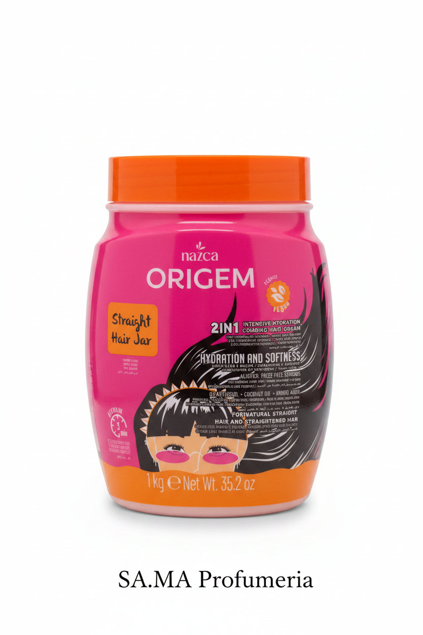 Origem Maschera Idratante Intensiva per Capelli Pantenolo - Cocco - NAZCA