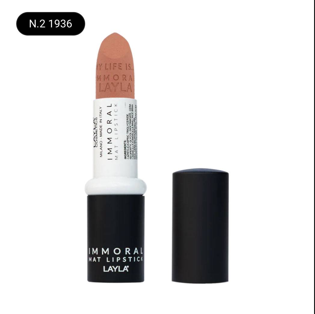 SA.MA PROFUMERIA N.2 1936 Layla Cosmetics Immoral Mat Lipstick - LAYLA COSMETICS