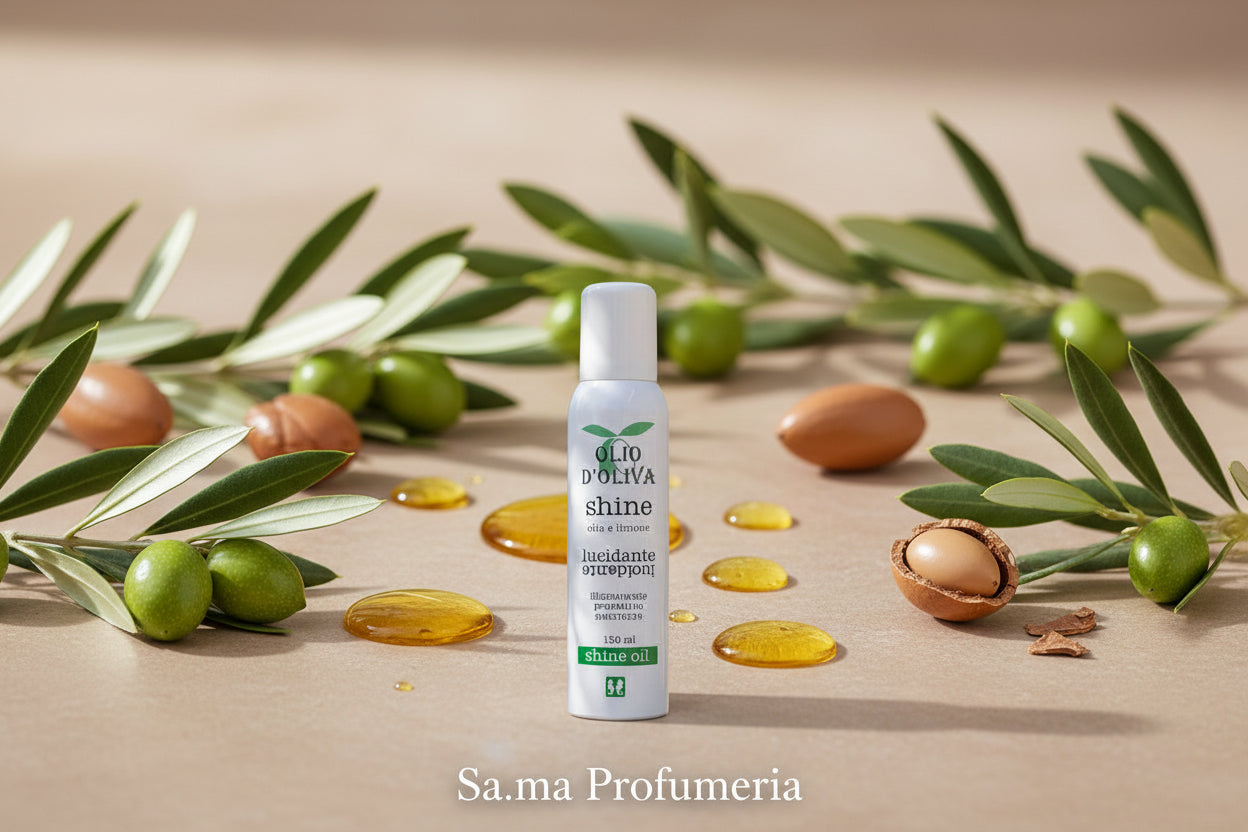 Olio D'Oliva Shine Lucidante Protettivo e Nutriente Multiuso Olio e Limone