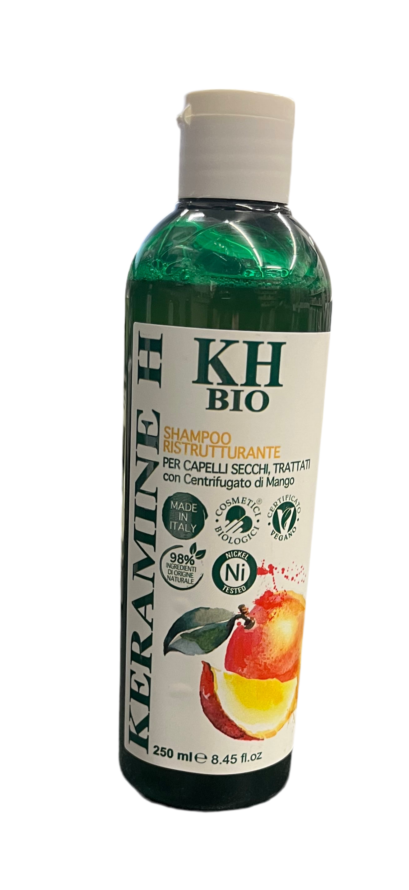 Shampoo Bio al Mango Ristrutturante Capelli Secchi e Trattati - KeraminaH
