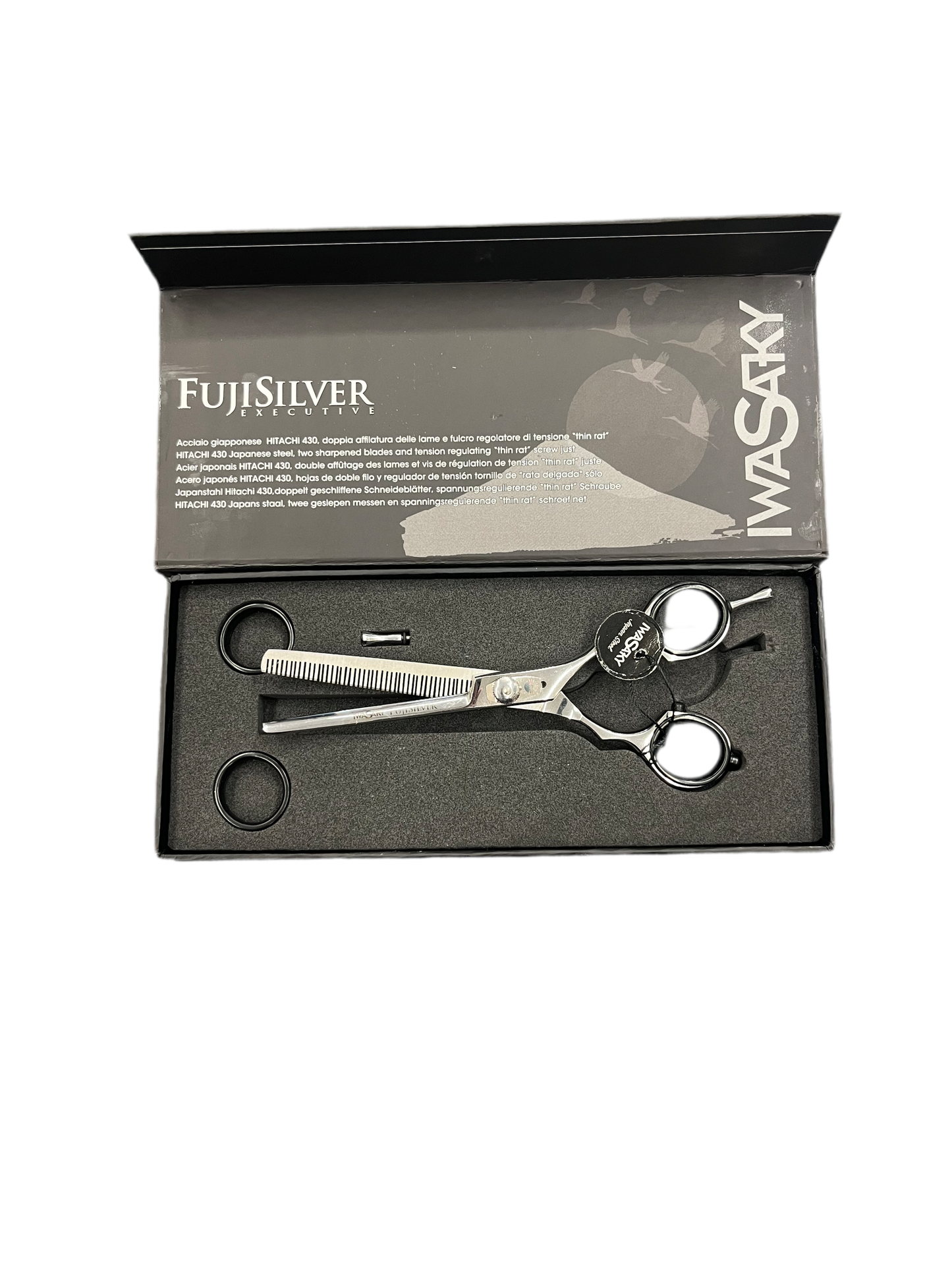 Forbice Dentata Iwasaki Executive Silver Fuji art.400963 6" 46 denti - XANITALIA