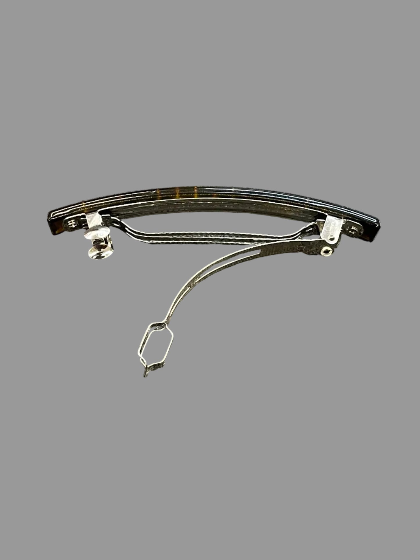 Fermaglio Barretta Francese Curvo con Chiusura in Metallo a Scatto - Art/102