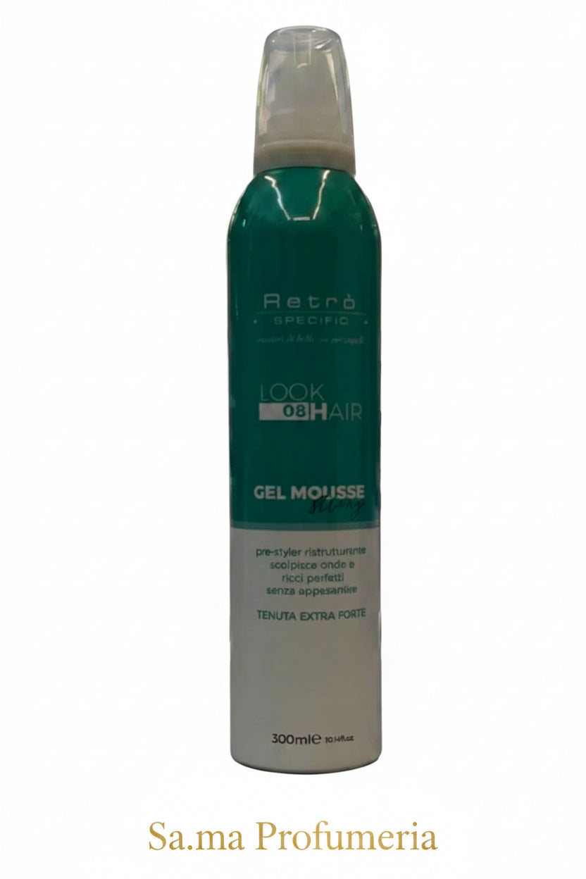 Look Hair Gel Mousse Strong 08 - RETRO'PROFESSIONAL