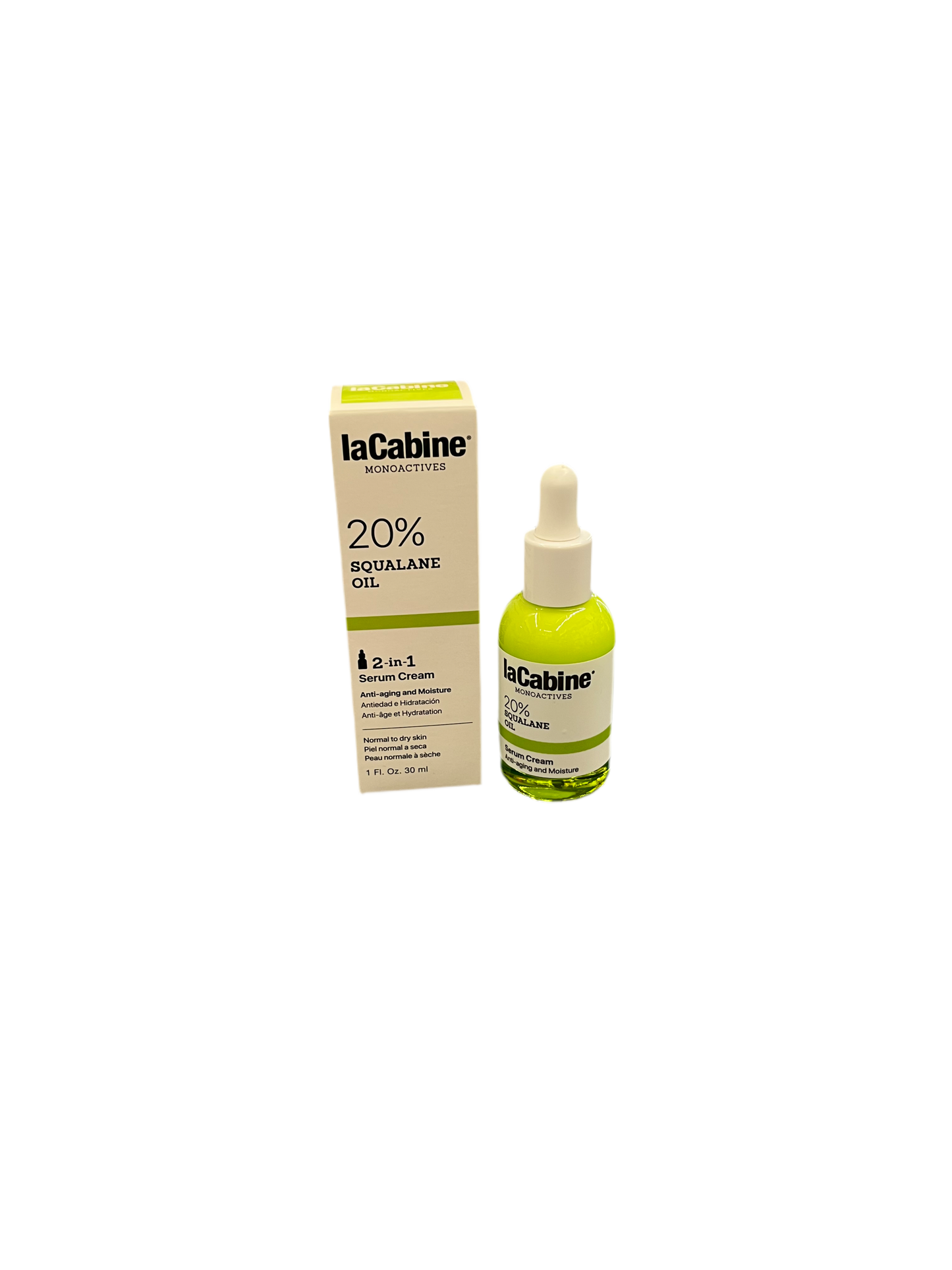 Siero-Crema 2in1 20% Squalane Oil - LACABINE