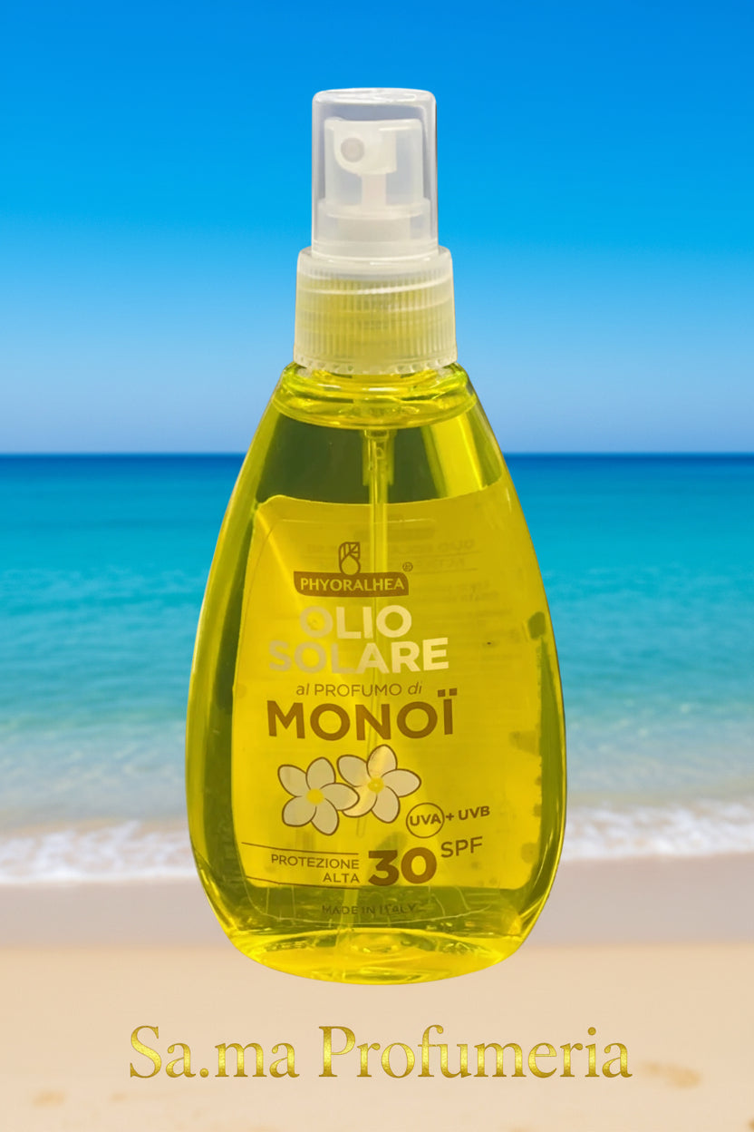PHYORALHEA - Olio Solare al profumo di Monoi Alta Protezione SFF30