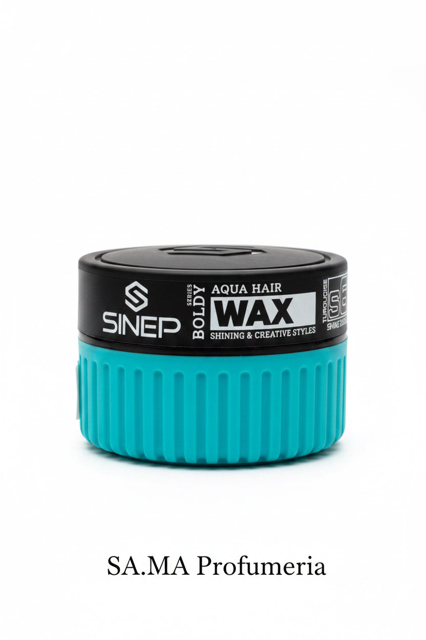 SINEP - Wax S6 Boldy – Cera Professionale per Capelli Tenuta Forte Turquoise