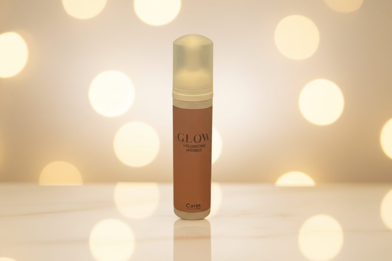 Glow Schiuma Piega Volumizzante Liquida Soffice Naturale Antistatica - CARIN