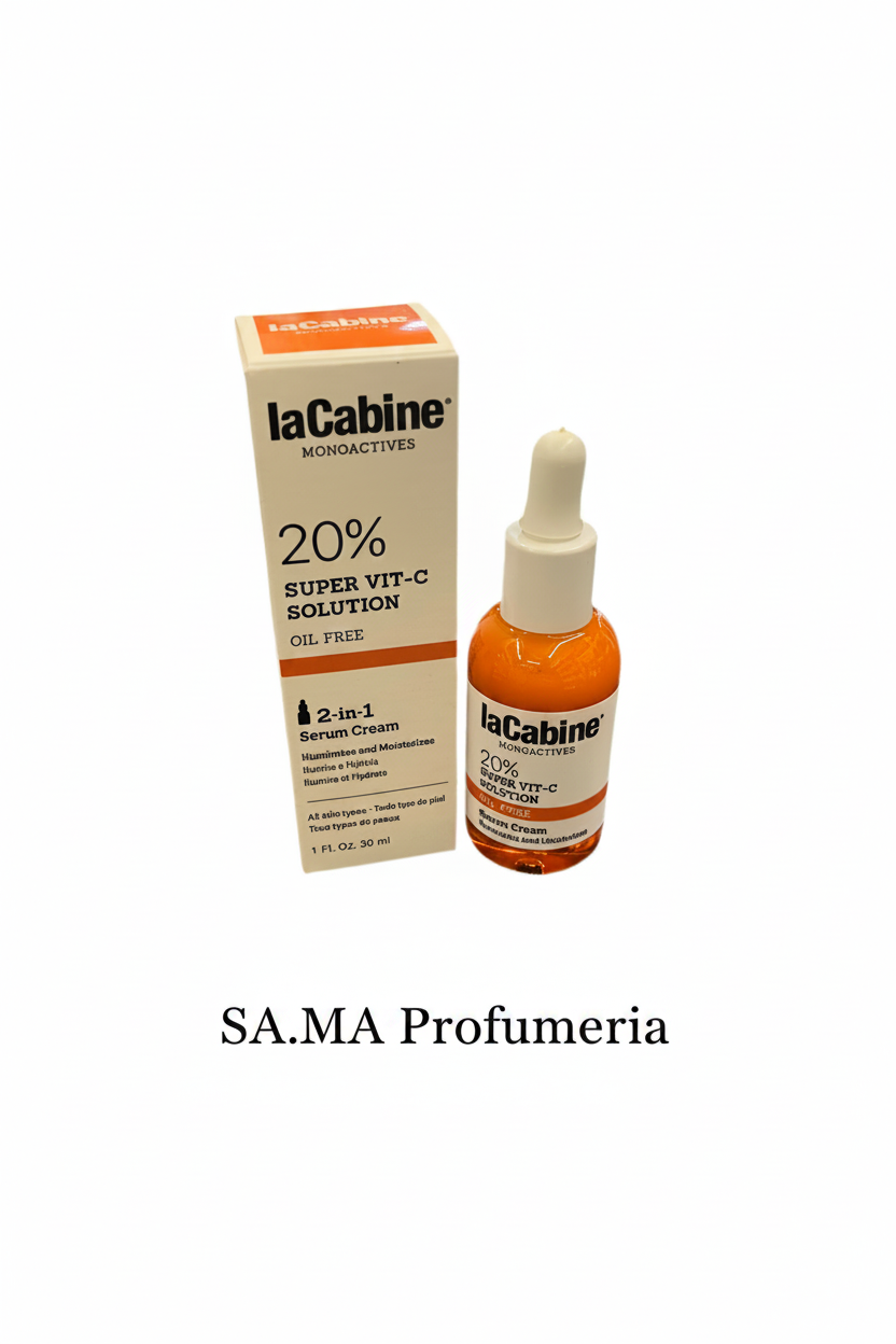 Siero-Crema 2in1 20% Super Vit-C Solution Oil Free - LACABINE