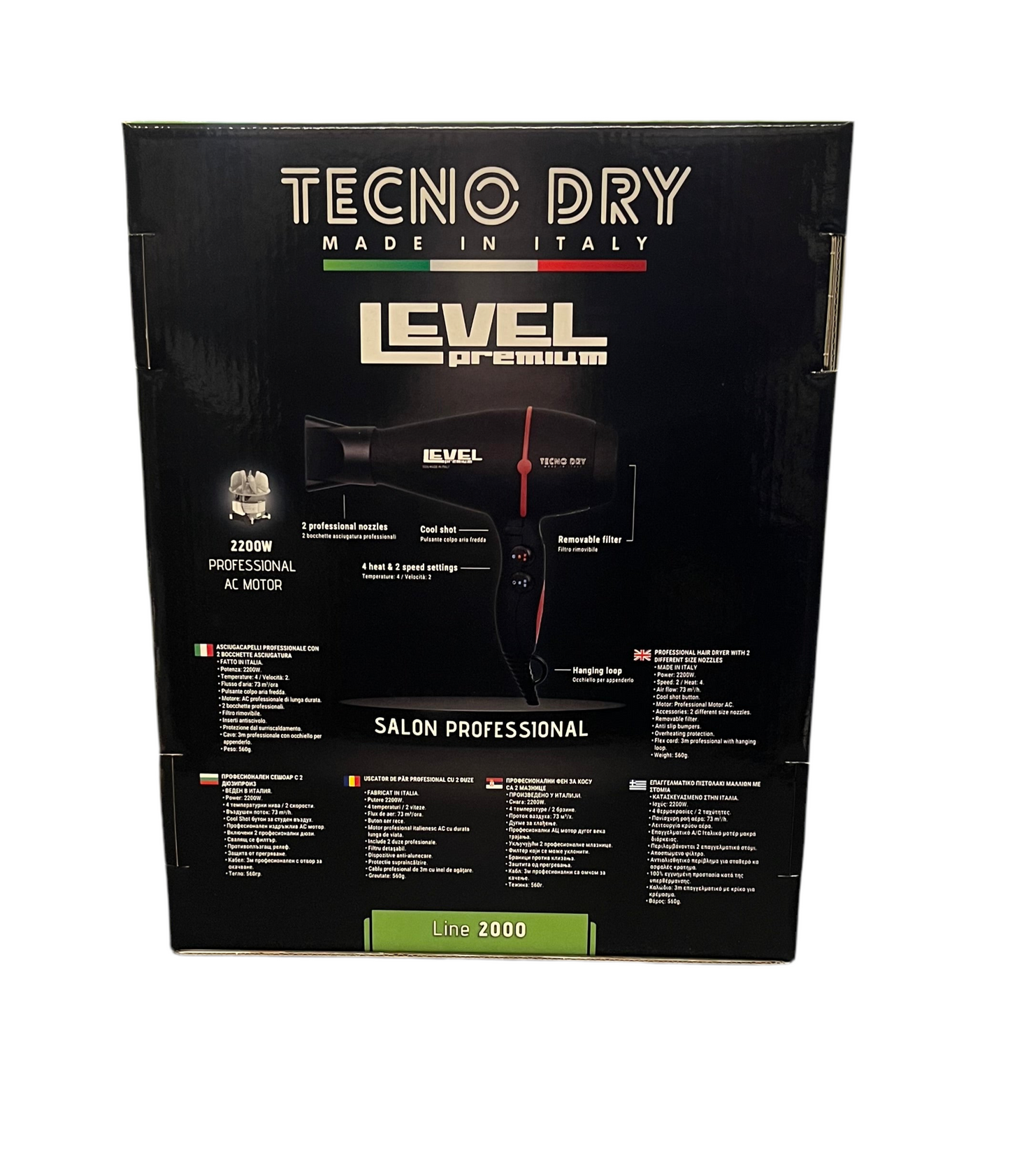 Phon Modello Level Premium Made in Italy 2200 W. - TECNO DRY