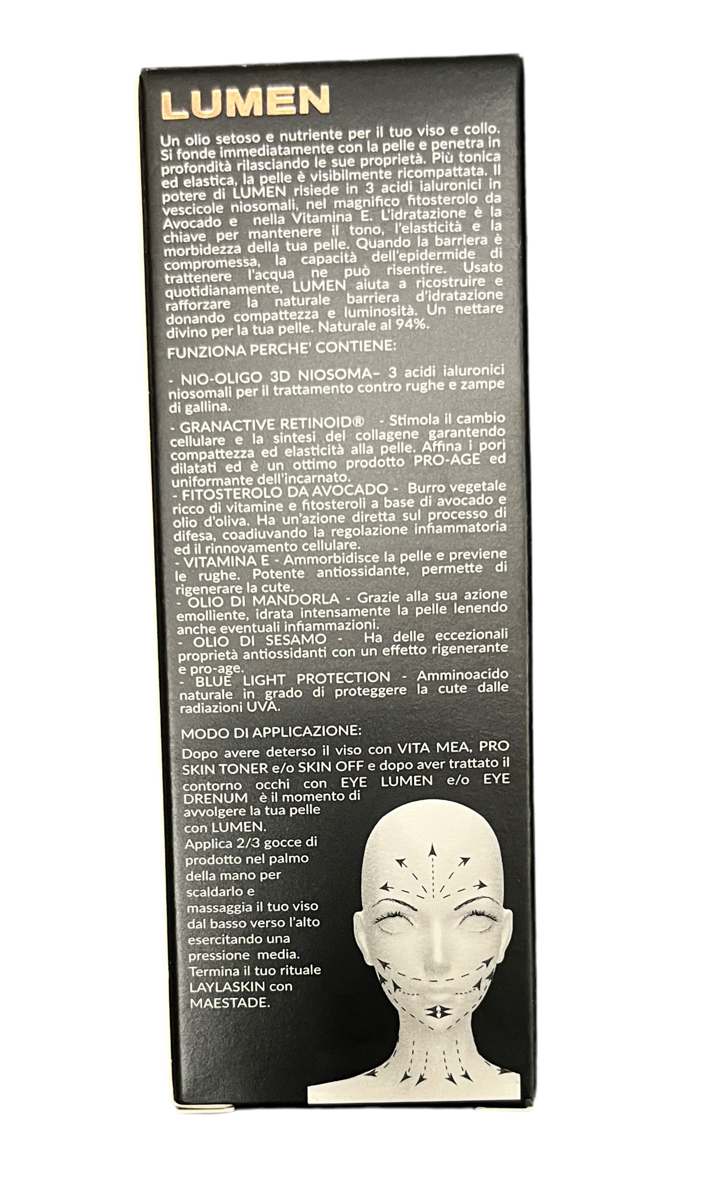 Lumen Siero Pro Age Viso Collo Idratante - Illuminante - LAYLASKIN