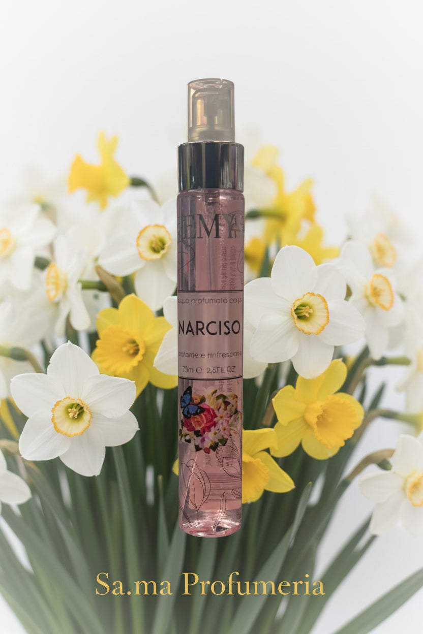 Acqua Profumata Corpo Idratante e Rinfrescante NARCISO - REMYS