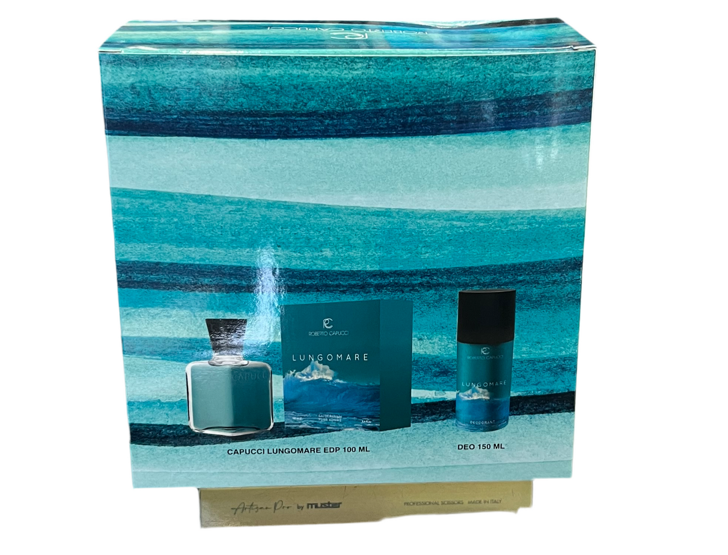 Lungomare Pour Homme Coffrett Eau de Parfum + Deo Spray + Deo Spray - CAPUCCI
