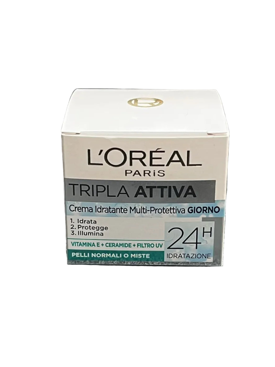 Tripla Attiva Crema Idratante Giorno 24H Vaso 50 ml. - L'OREAL