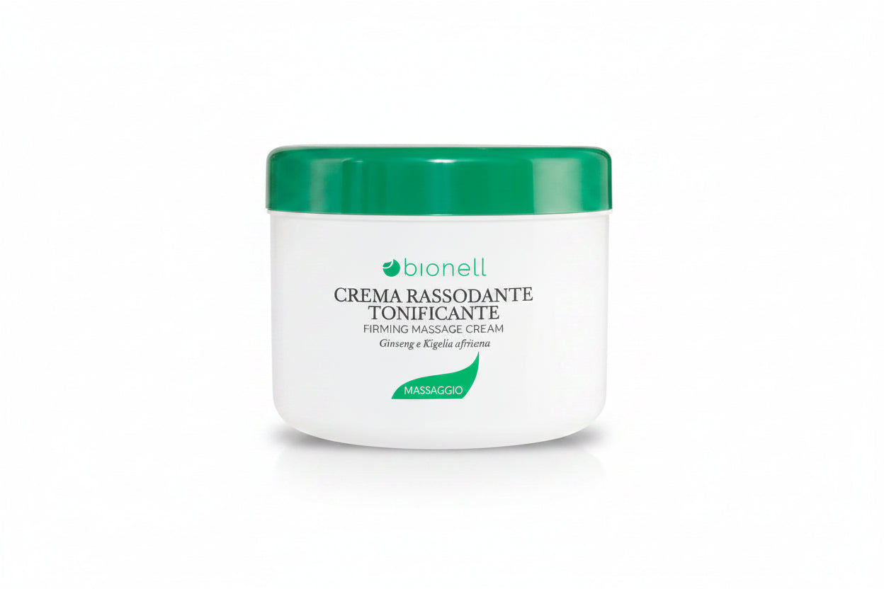 SA.MA PROFUMERIA Bionell Crema Massaggio Rassodante Tonificante, Ginseng e Kigelia Africana - BIONELL