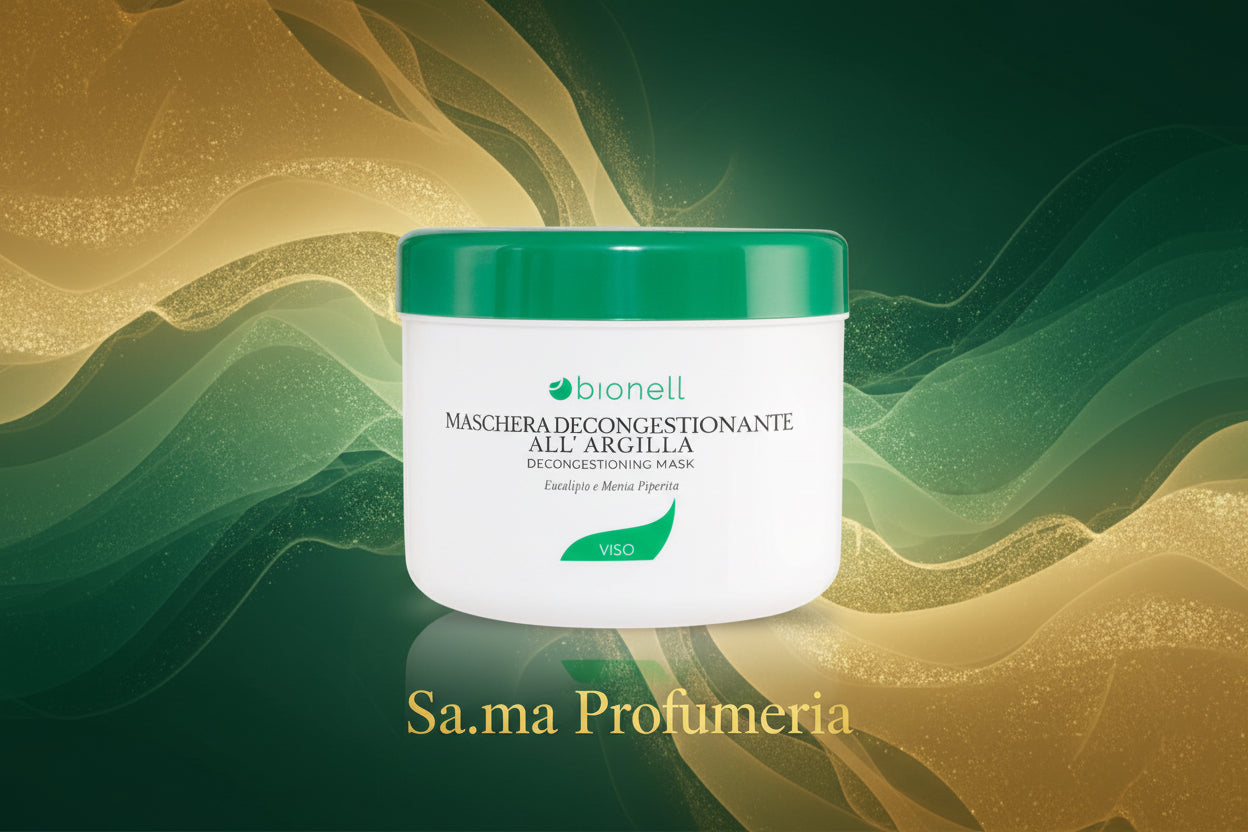 SA.MA PROFUMERIA 500 ml Bionell Maschera Viso Decongestionante all’argilla - BIONELL