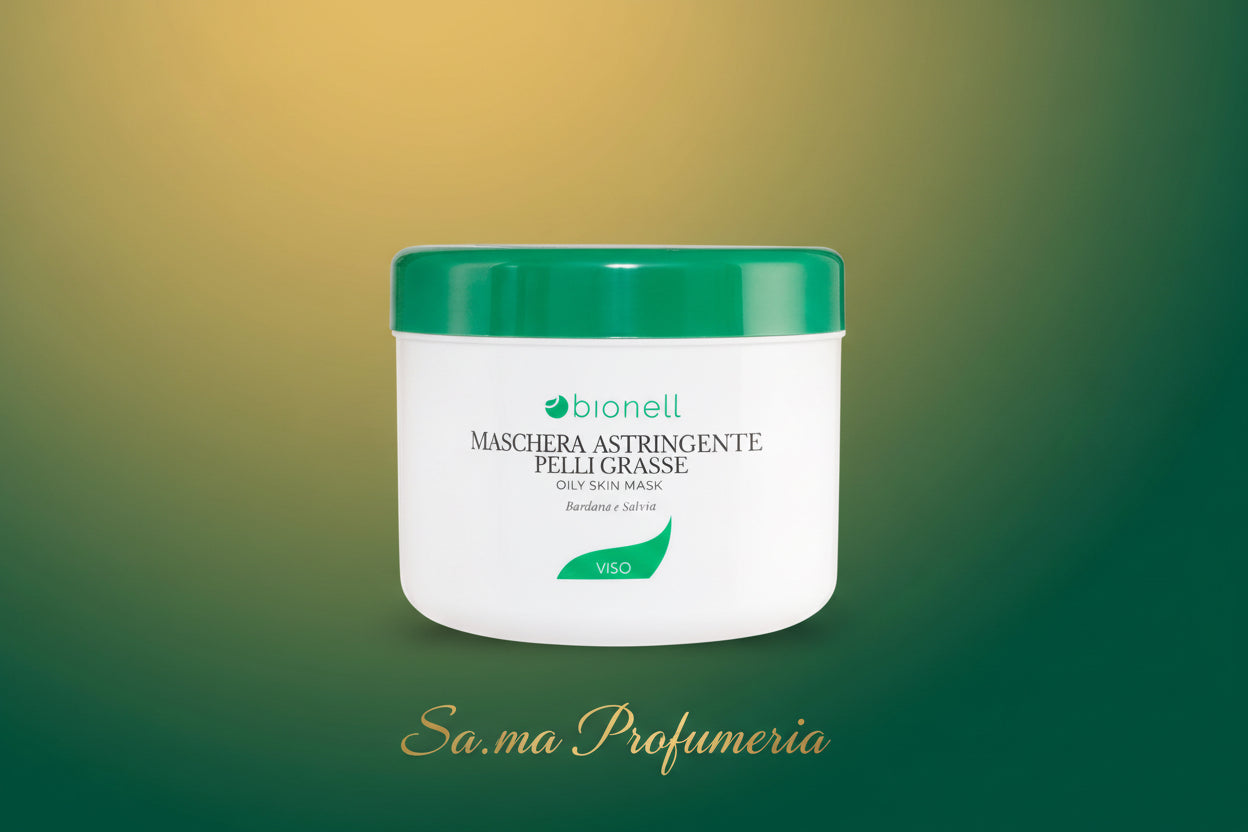 SA.MA PROFUMERIA 500 ml Bionell Maschera Viso Astringente Pelli Grasse - BIONELL
