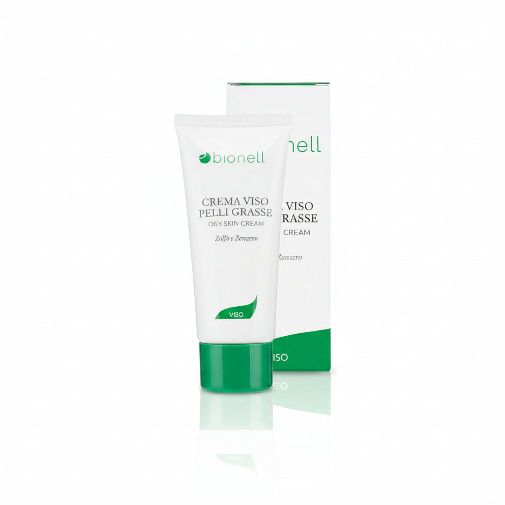 SA.MA PROFUMERIA Bellaoggi Crema Viso Pelli Grasse , Zolfo e Zenzero - BIONELL