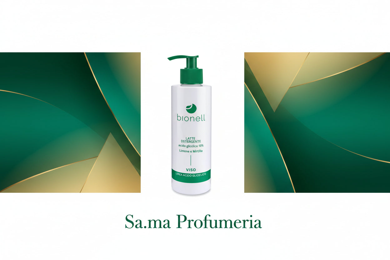 SA.MA PROFUMERIA Bionell Latte detergente 10% 300ml Linea Acido glicolico - BIONELL