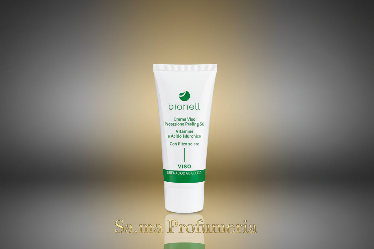 SA.MA PROFUMERIA Bionell Crema viso protezione peeling 50 Linea Acido glicolico 50 ml - BIONELL