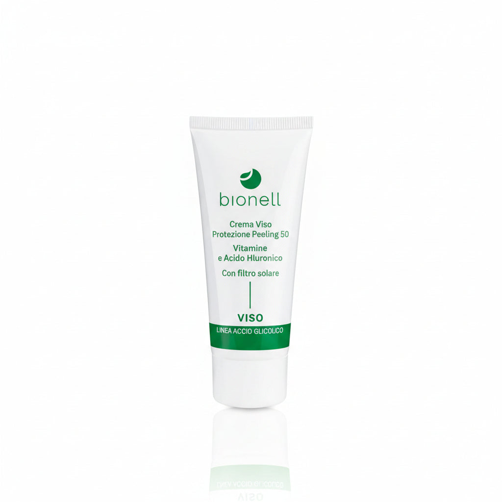 SA.MA PROFUMERIA Bionell Crema viso protezione peeling 50 Linea Acido glicolico 50 ml - BIONELL