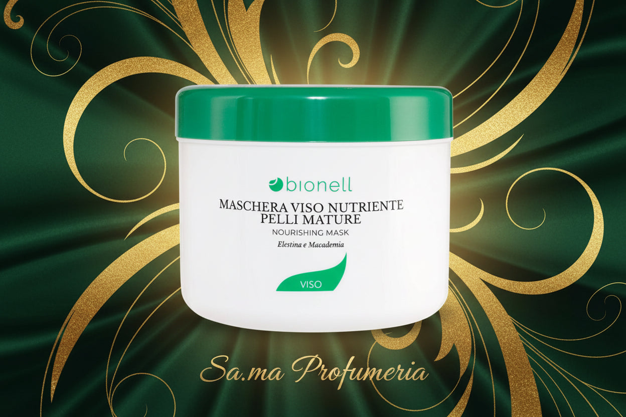 SA.MA PROFUMERIA 500 ml Bionell Maschera Viso Nutriente Pelli Mature - BIONELL
