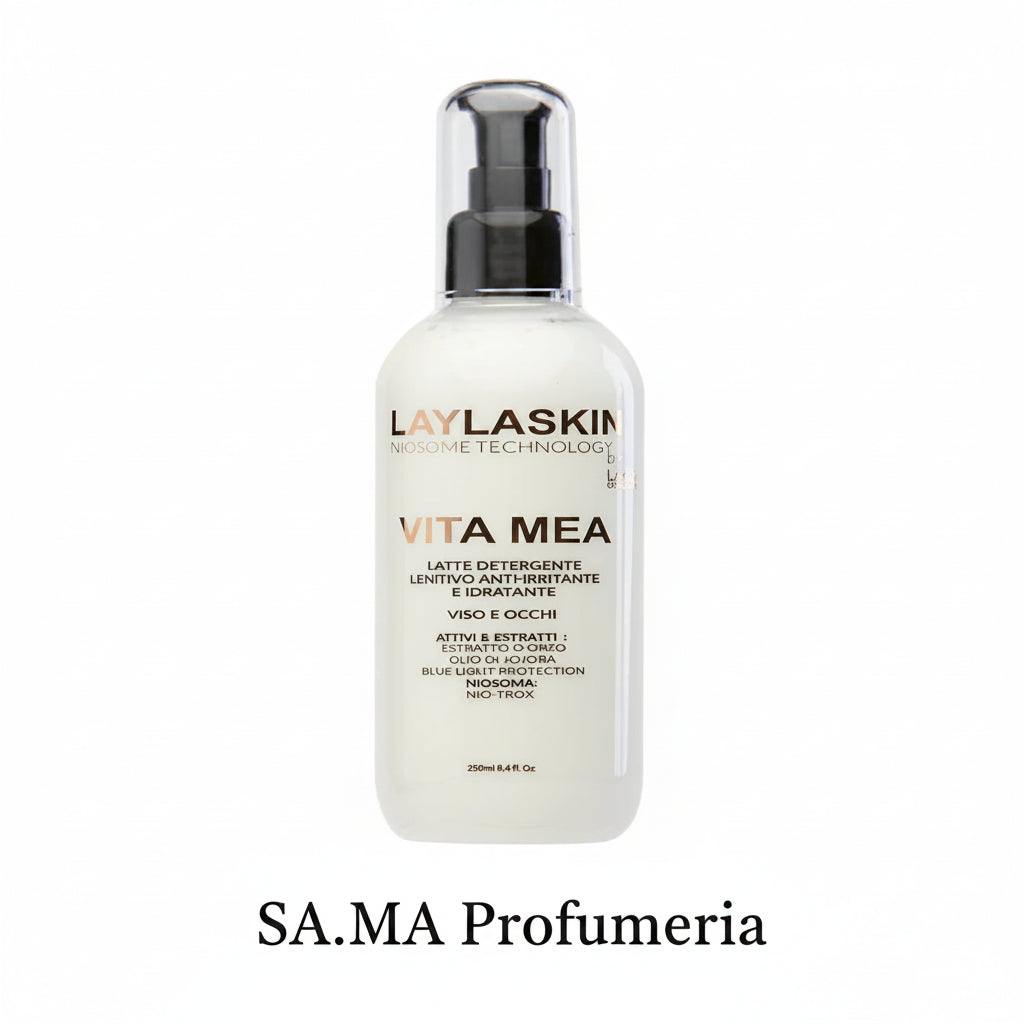 Latte Dergente Lenitivo Anti-irritante Idratante Viso e Occhi - LAYLA