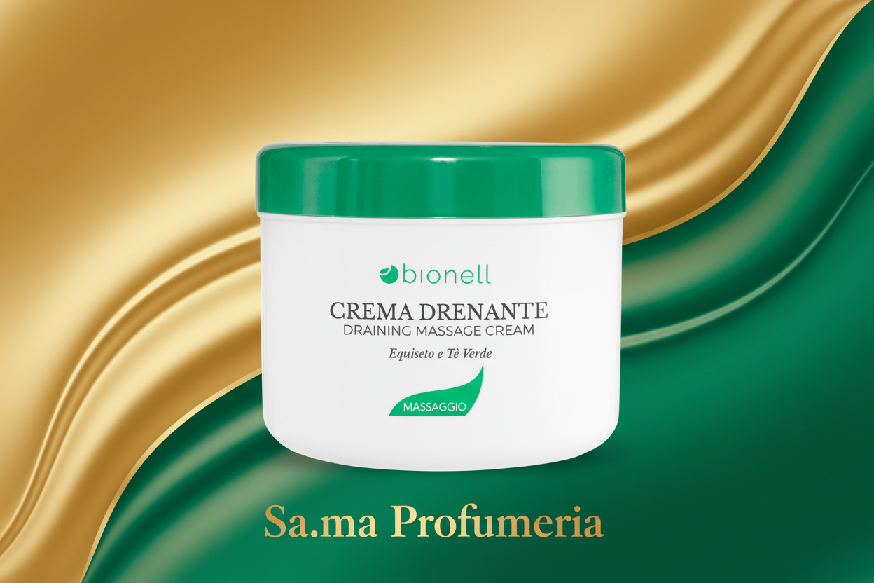 SA.MA PROFUMERIA Bionell Crema Drenante 500ml Equiseto e Tè Verde - BIONELL