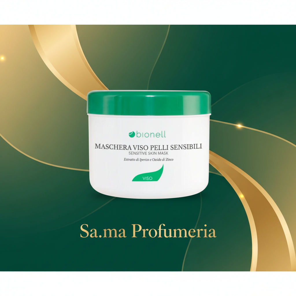 SA.MA PROFUMERIA Bellaoggi Crema Viso Pelli Sensibili , Estratto di Iperico e Ossido di Zinco - BIONELL