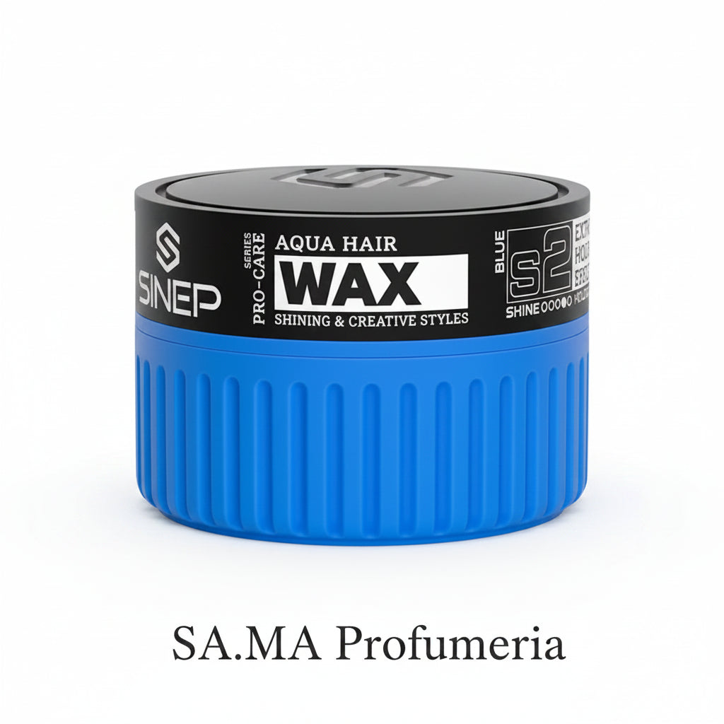 SINEP - Aqua Hair Wax S2 Blue – Cera Capelli Tenuta Forte