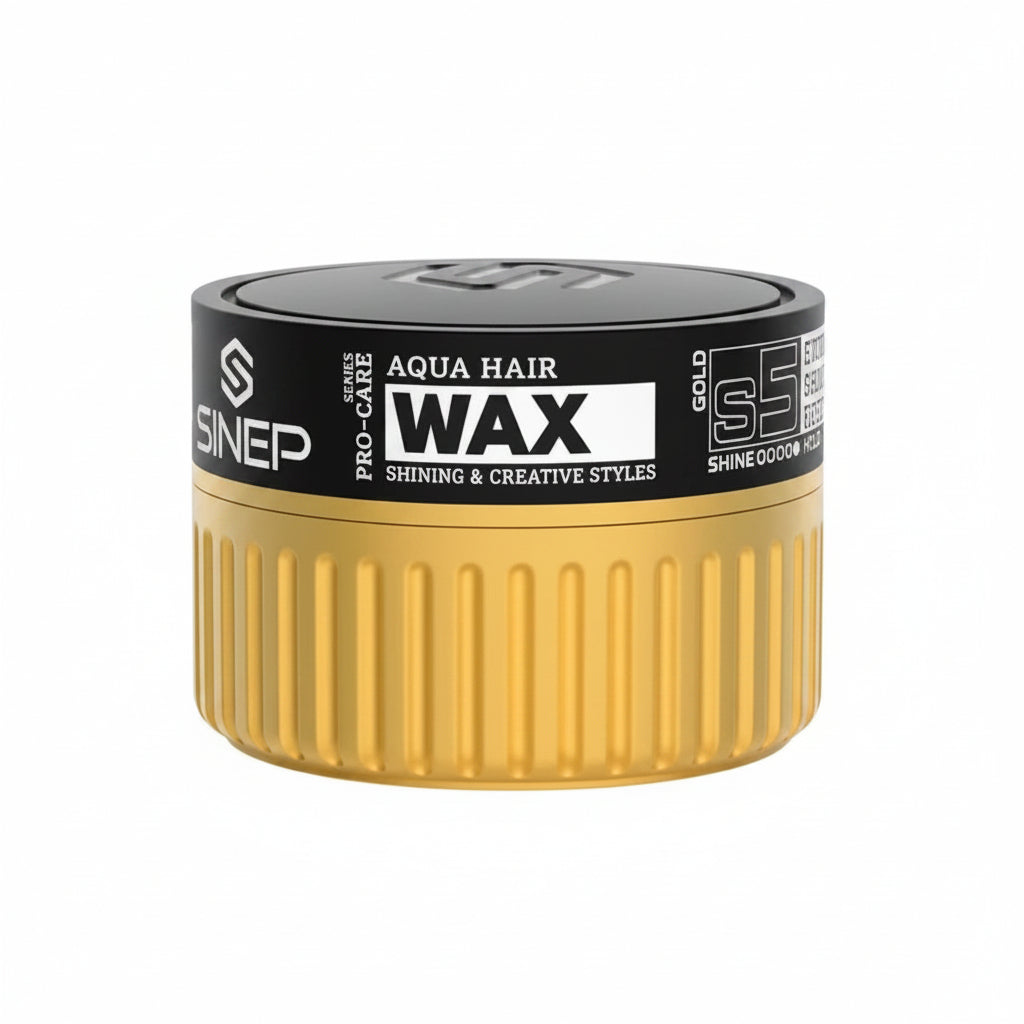 SINEP - Aqua Hair Wax Extra Shine Effect S5 – Gold