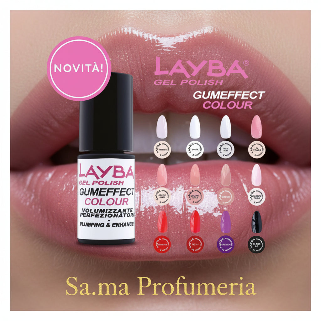 LAYBA GEL POLISH GUMEFFECT VOLUMIZZANTE 3IN1 - LAYLA