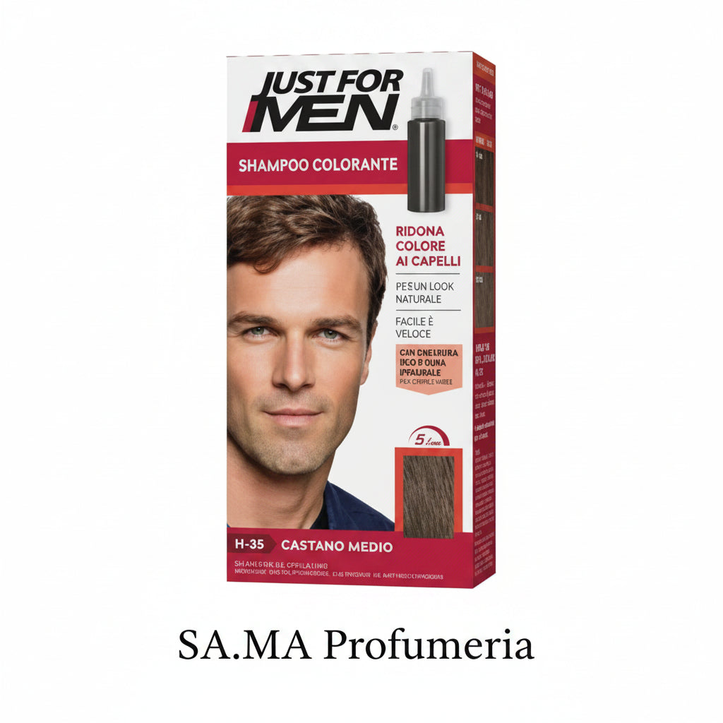 Shampoo Colorante Uomo in Gel 5 Minuti - JUST FOR MEN